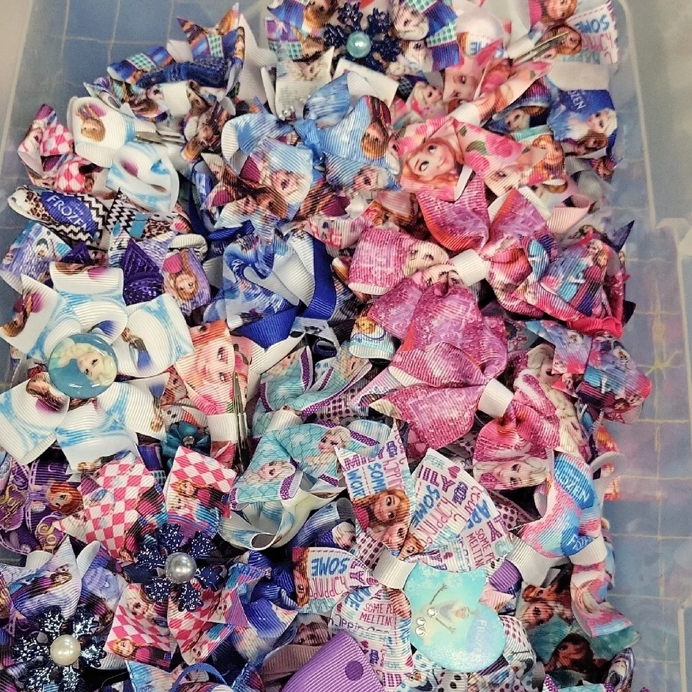 Frozen Hair Bows - Multicolor Grab Bag of 15